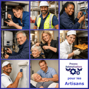 Automatisations pour les artisans. www.process-automatisations.fr est là pour vous aider.