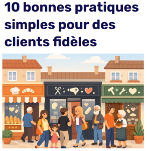 La relation client, c'est simple en fait. Cette illustration l'indique.